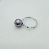 Blossoms Pearl Ring Freshwater Pearl Edison Pearl Ring Adjustable size (9-10mm)-AFER001